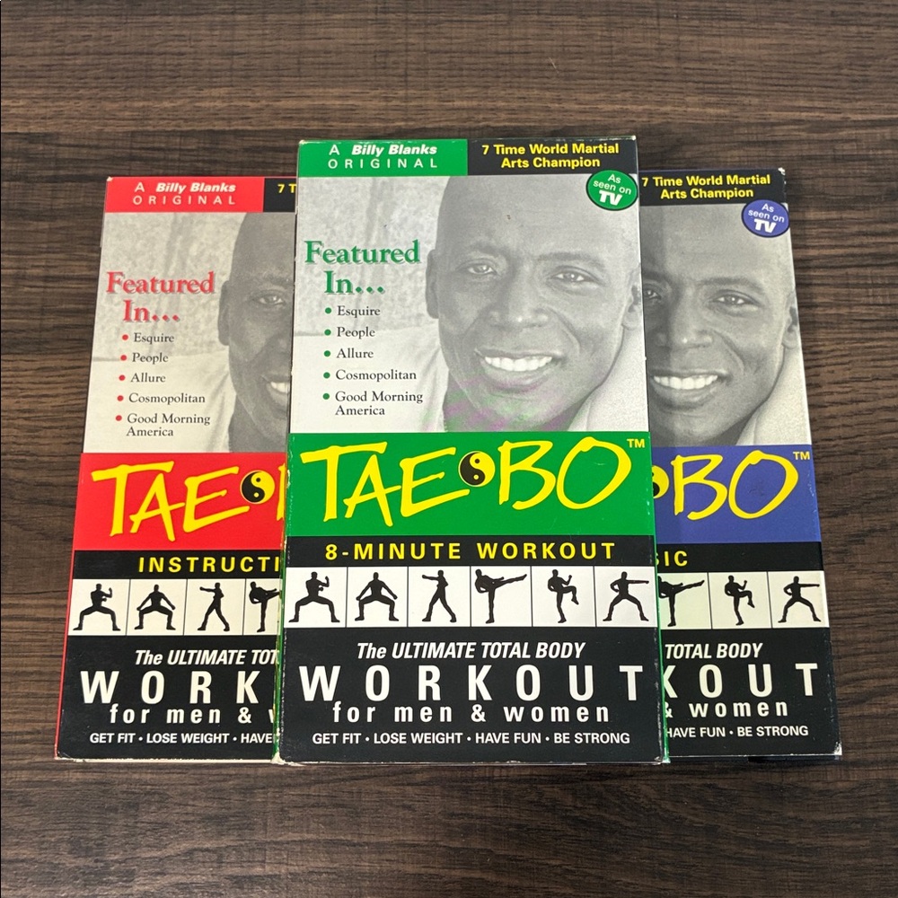 Tae Bo, Set of 3 on VHS